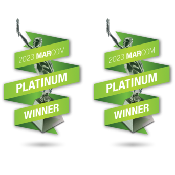 INFUSE 100 is honoured with two
MarCom Awards.